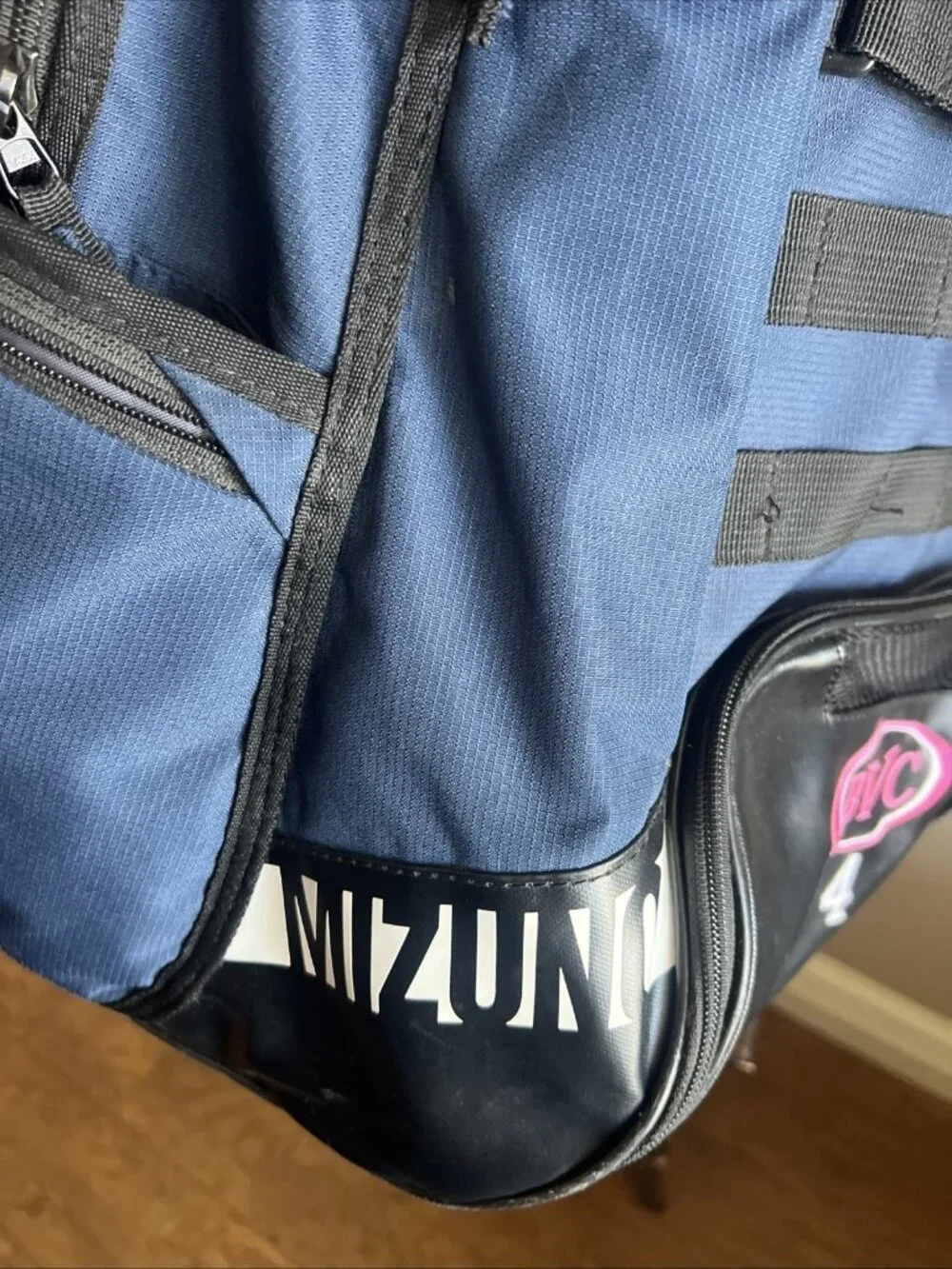 Mizuno MVP Backpack 22, Royal-Black Footwear Storage Baseball Bat Holder